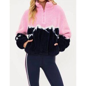 NEW BEACH RIOT leona sherpa top in snowy peaks